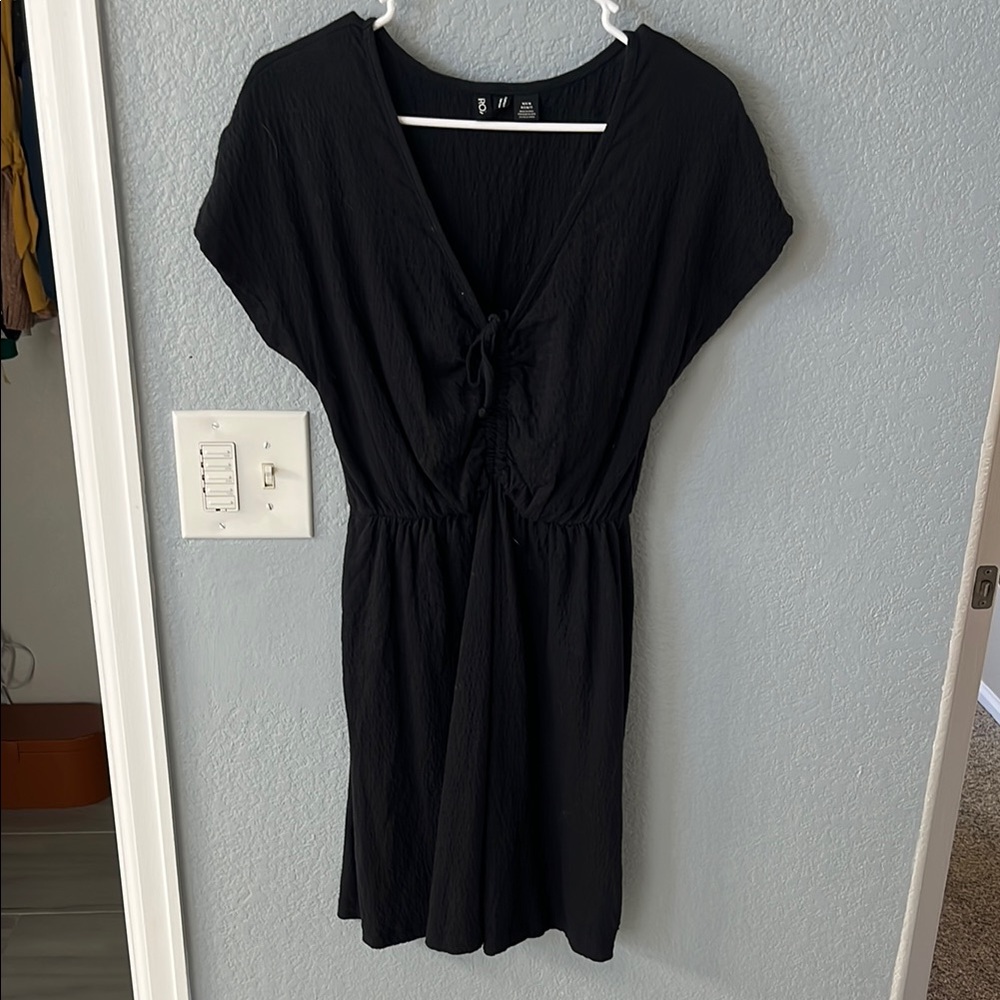Black Short Sleeve Dress